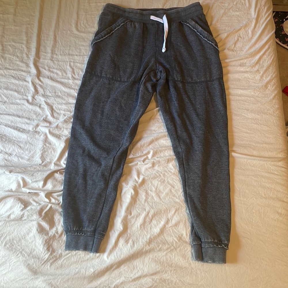 Grey sweatpants